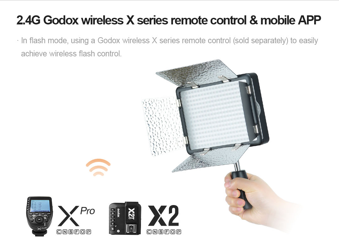 メーカー直送】 GODOX LF308D LEDスタジオ定常光 ストロボ兼用 308個 