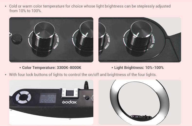 Godox LR160 LED Ring Light - Strobepro Studio Lighting