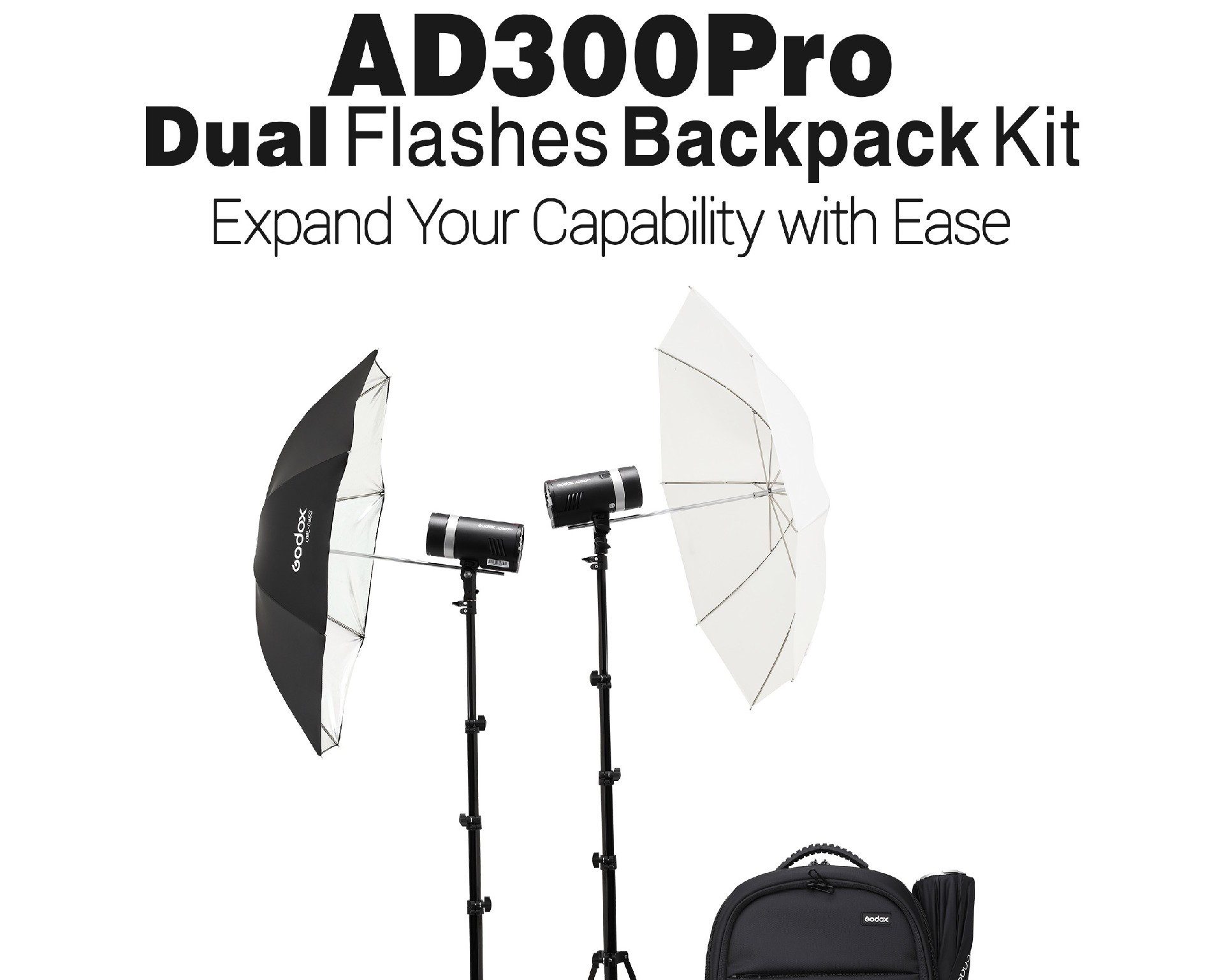 Godox AD300Pro Dual Portable Backpack Kit