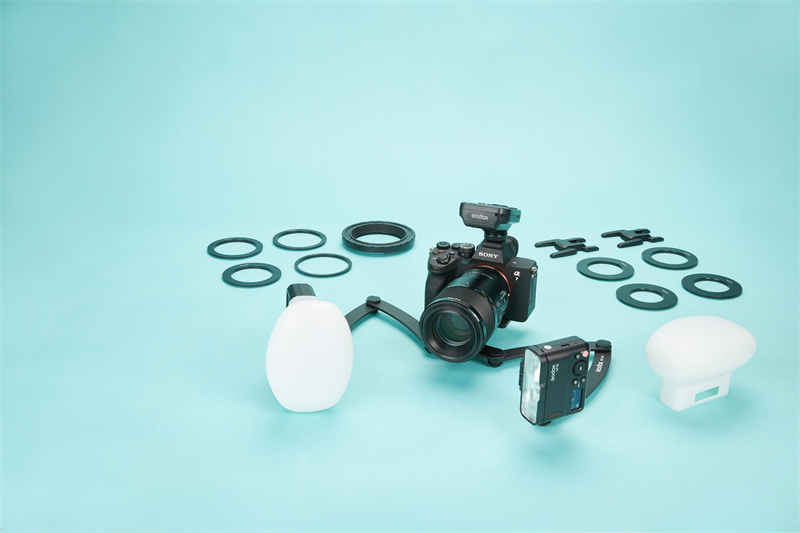 Godox MF12-DK1 Twin Macro-Flash And XProIIS+ Portable Dental Light Kit For SONY Camera