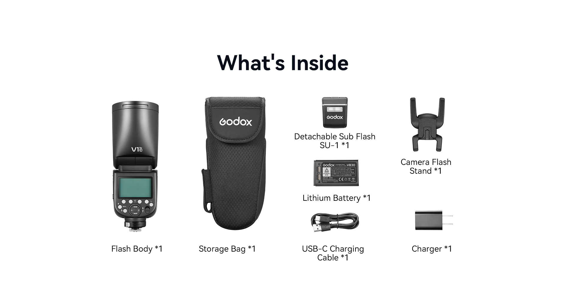 Godox Flash V1 CANON NIKON SONY a bateria